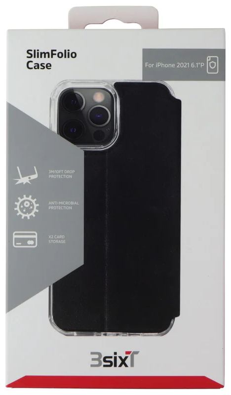 3sixT SlimFolio Wallet Phone Case for iPhone 13 Pro