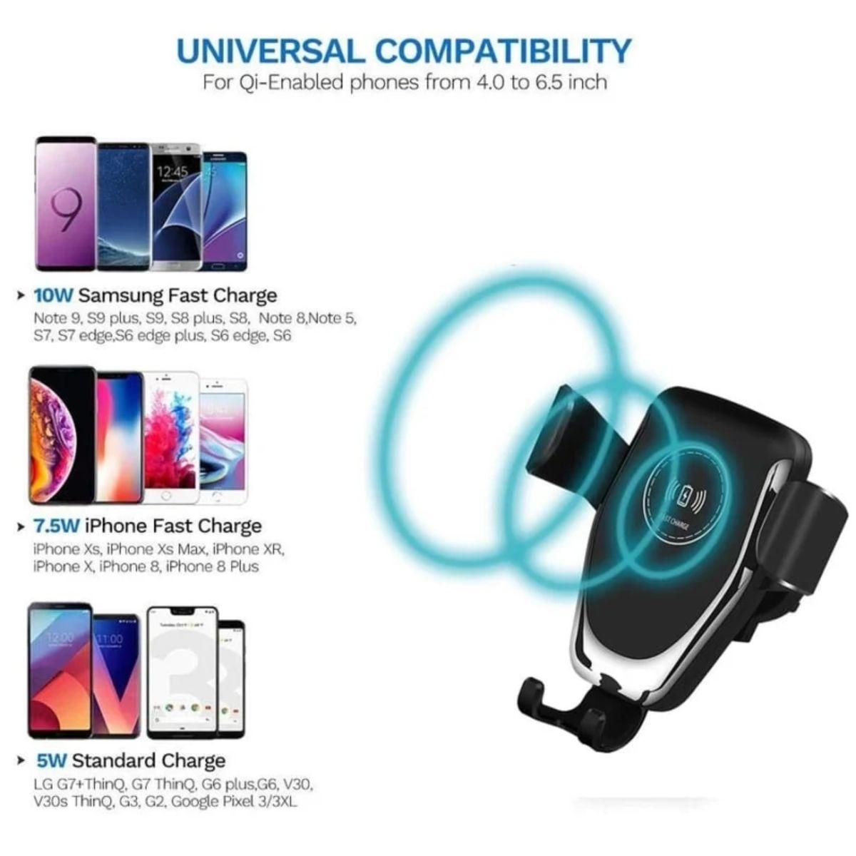 Refurbished 9eight5 Phone Holder & Wireless Charger - Reebelo United Kingdom