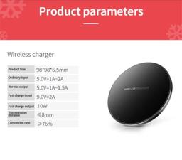 Refurbished 9eight5 Qi Wireless Fast Charging Pad for Phones (10W) - Reebelo United Kingdom