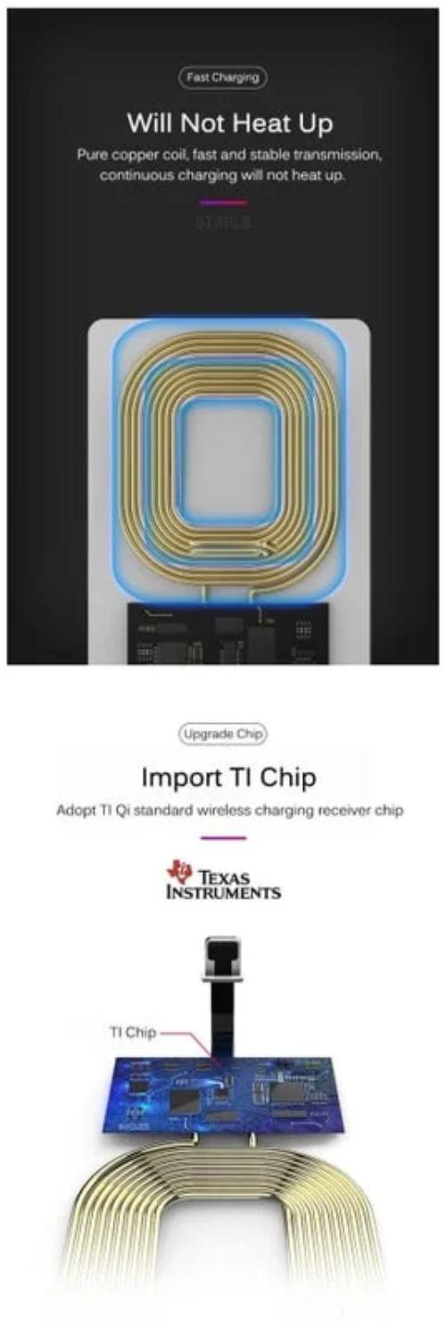 Refurbished 9eight5 Wireless Charging Receiver Type C Devices - Reebelo United Kingdom