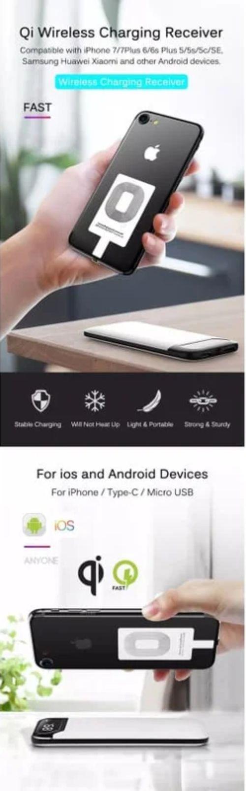 Refurbished 9eight5 Wireless Charging Receiver Type C Devices - Reebelo United Kingdom