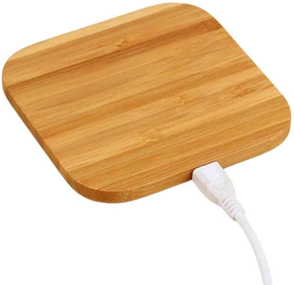 Refurbished 9eight5 Wood-Design Wireless Charger Pad (5W) - Reebelo United Kingdom