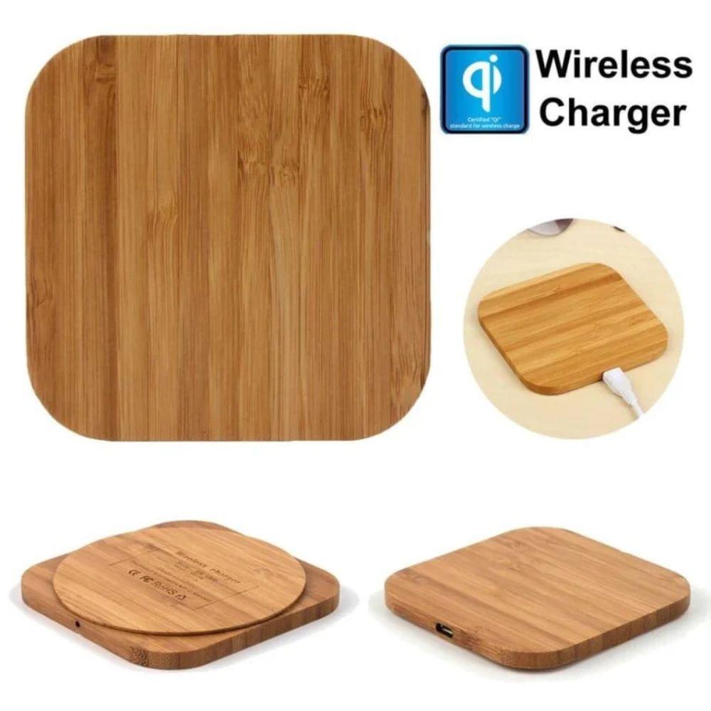 Refurbished 9eight5 Wood-Design Wireless Charger Pad (5W) - Reebelo United Kingdom