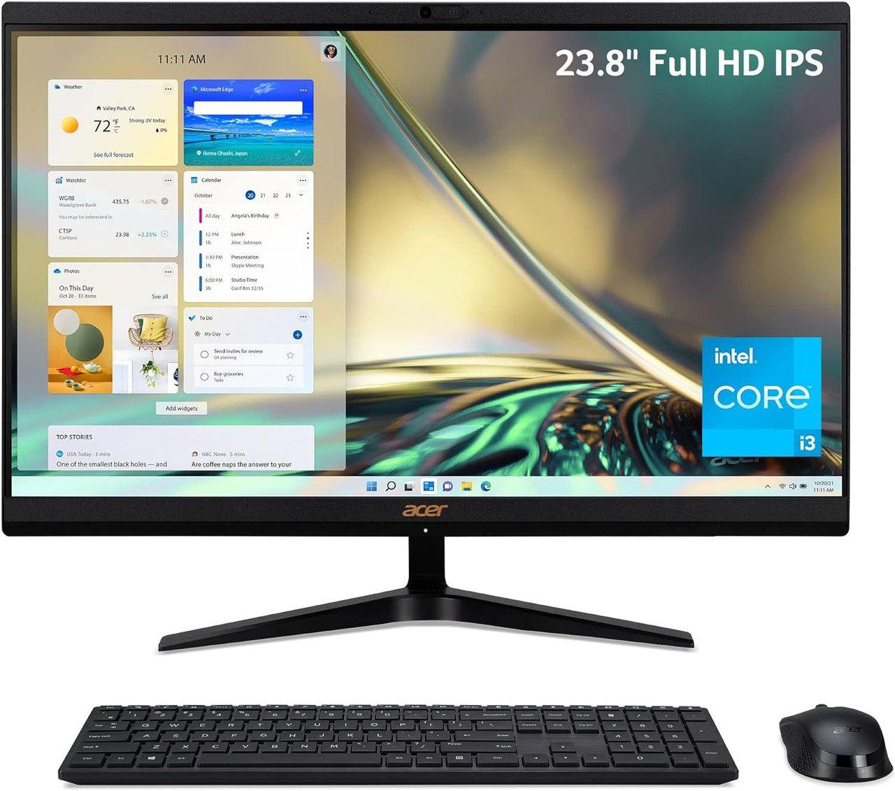 Acer Aspire C24 (C24-1700-UA91) AIO Desktop PC 23.8"
