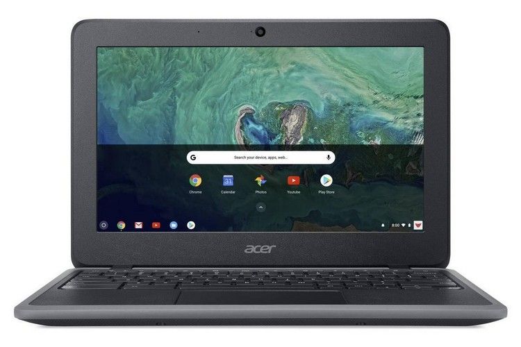 Acer Chromebook 11 C732 Laptop 11.6" - Black - Intel Celeron N3350 1.1GHz - 4GB RAM - 16GB