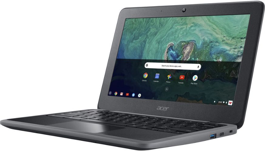 Acer Chromebook 11 N7 C732T Laptop 11.6" - Steel Gray - Intel Celeron N3350 1.1GHz - 4GB RAM - 32GB