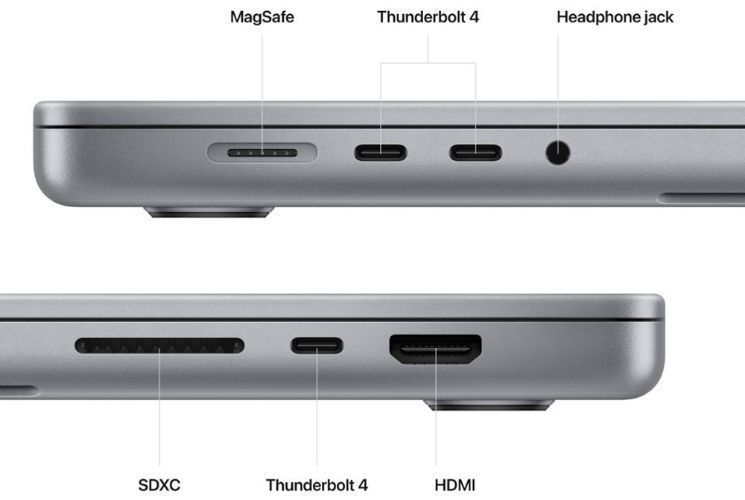 MacBook Pro (2023) 14-inch - Apple M2 Pro chip: 10-core CPU/16-Core GPU - 8GB RAM - SSD 1TB