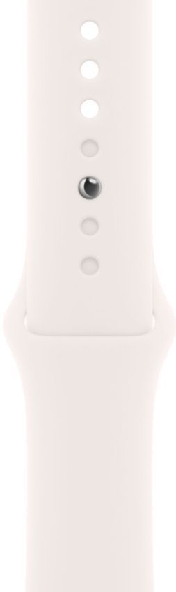 Apple Watch Series 10 (GPS) - 64GB - 42mm - Rose Gold Aluminum Case with Light Blush Rubber Sport Band - One Size