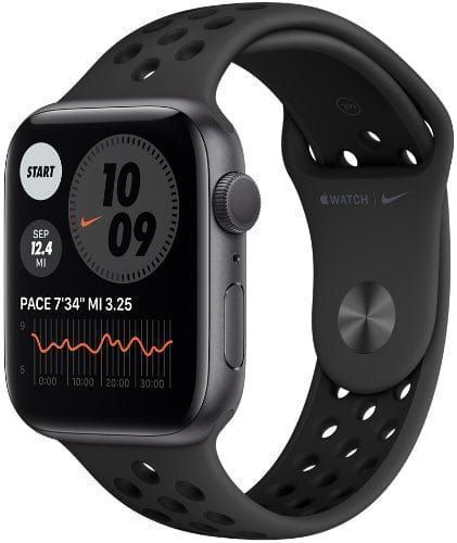 Apple Watch Series 6 (GPS) - 32GB - 40mm - Space Grey Nike (Aluminum) Case with Anthracite/Black Rubber Nike Sport Band