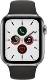 Apple Watch Series 6 (Cellular + GPS) - 32GB - 40mm - Silver Stainless Steel Case with Black Rubber Sport Band