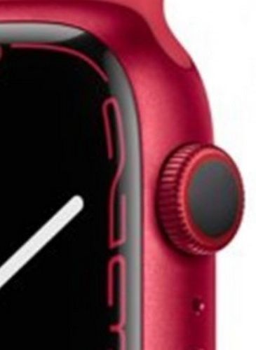Apple Watch Series 7 (Cellular + GPS) - 32GB - 41mm - Red Aluminum Case with Red Rubber Sport Band