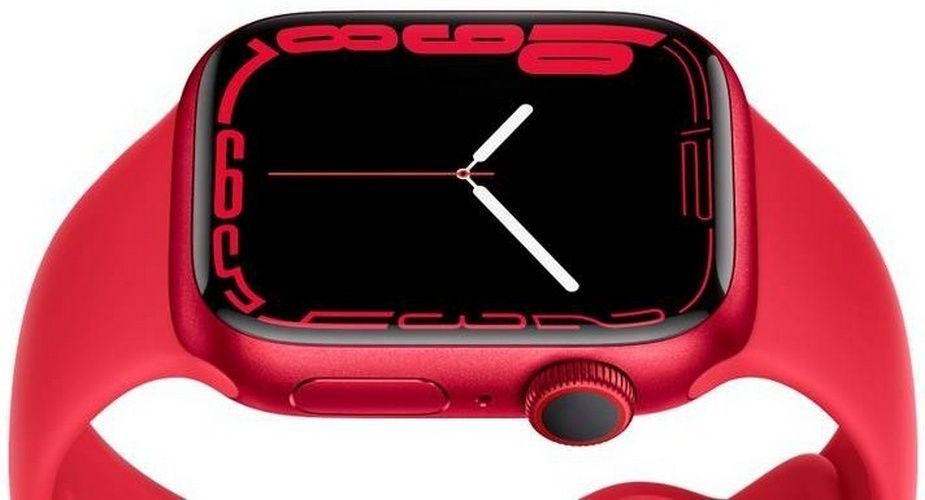 Apple Watch Series 7 (Cellular + GPS) - 32GB - 41mm - Red Aluminum Case with Red Rubber Sport Band