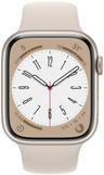 Apple Watch Series 8 (GPS) - 32GB - 41mm - Starlight Aluminum Case with Starlight Rubber Sport Band