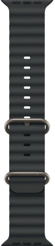 Apple Watch Ultra 2 (Cellular + GPS) - 64GB - 49mm - Titanium Titanium Case with Black Rubber Ocean Band - One Size