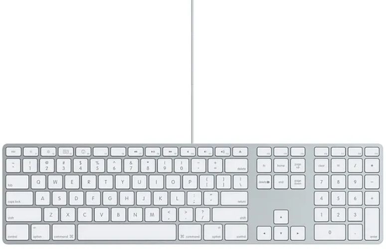 Apple Wired Keyboard with Numeric Keypad