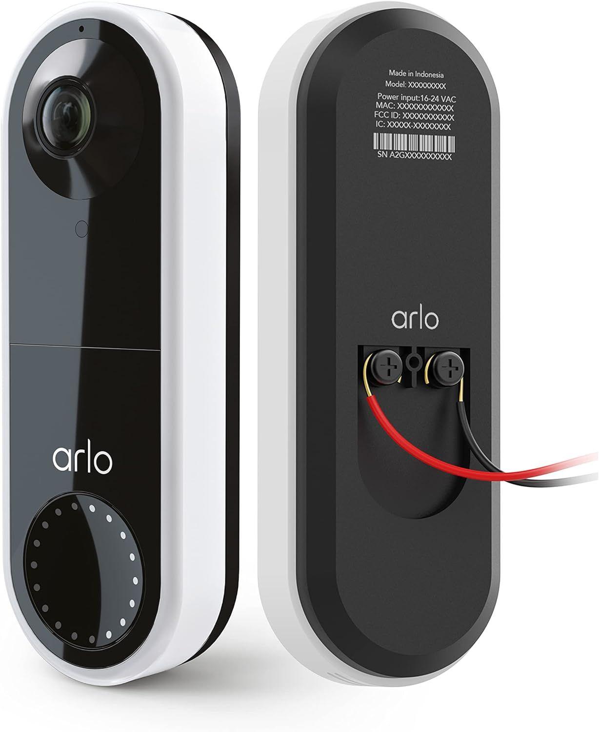 Refurbished Arlo AVD1001-1CCNAS Essential Wired Video Doorbell - Reebelo United Kingdom