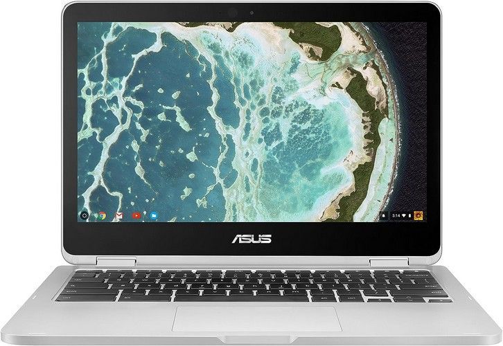 Asus Chromebook Flip C302A Laptop 12.5" - Silver - Intel Core m3-6Y30 2.2GHz - 4GB RAM - 64GB