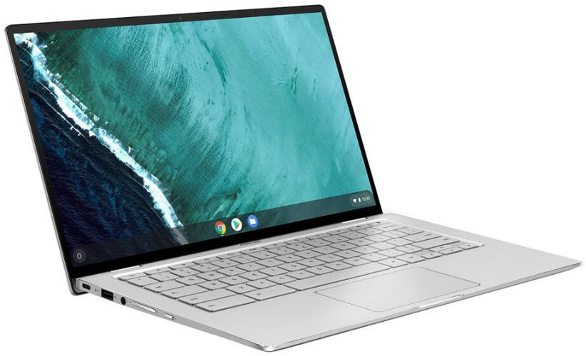 Asus Chromebook Flip C434TA Laptop 14" - Silver - Intel Core m3-8100Y 1.1GHz - 4GB RAM - 32GB