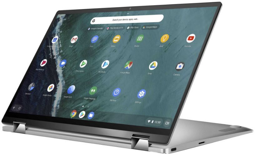 Asus Chromebook Flip C434TA Laptop 14" - Silver - Intel Core m3-8100Y 1.1GHz - 4GB RAM - 32GB