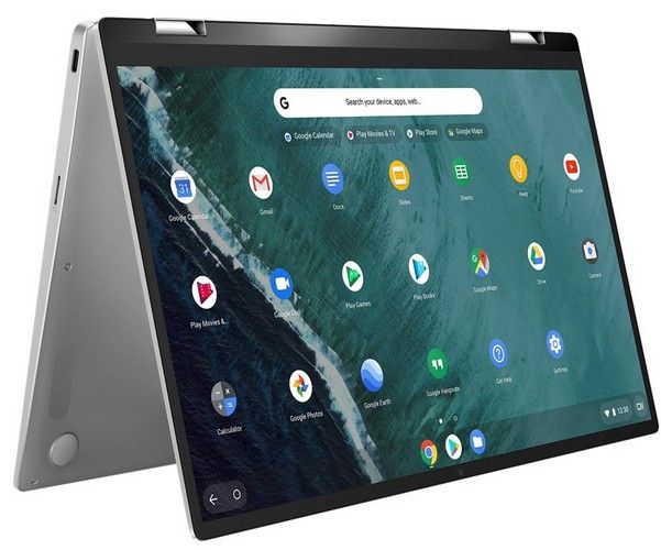 Asus Chromebook Flip C434TA Laptop 14" - Silver - Intel Core m3-8100Y 1.1GHz - 4GB RAM - 32GB