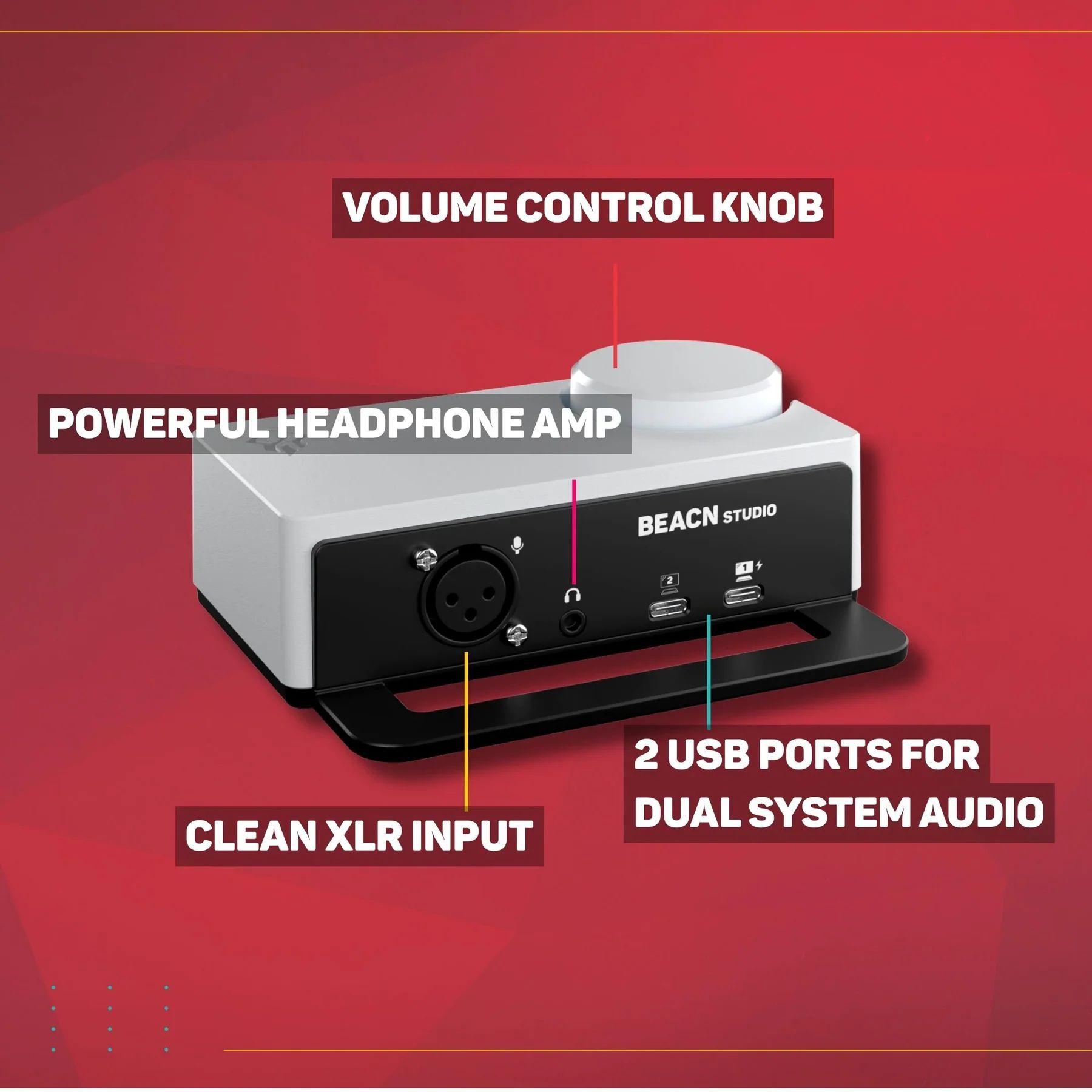 Refurbished BEACN Studio Creator XLR Interface - Reebelo United Kingdom
