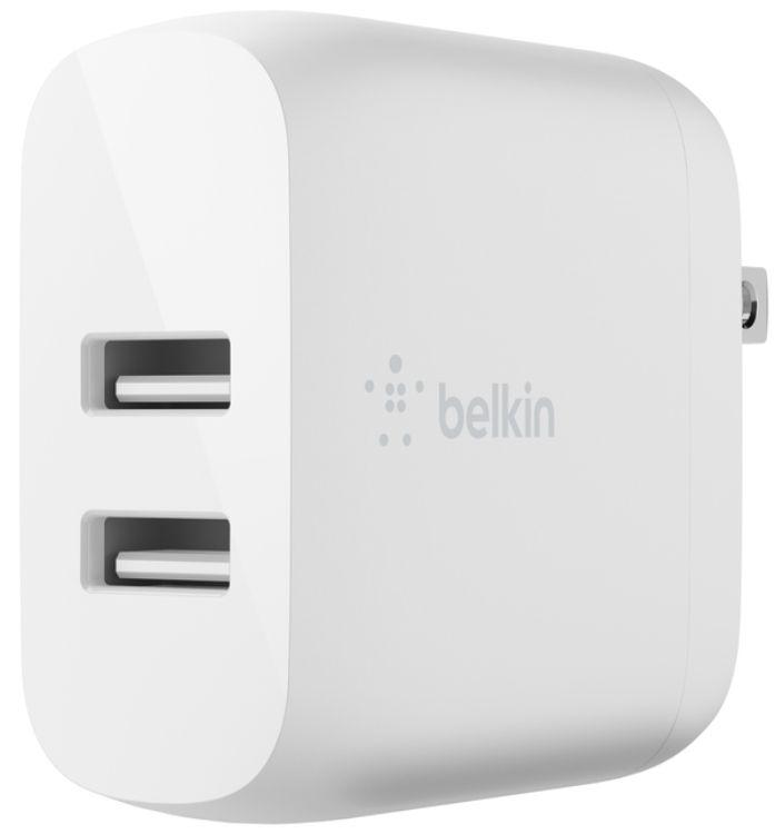 Belkin BoostCharge Dual USB-A 24W Wall Charger