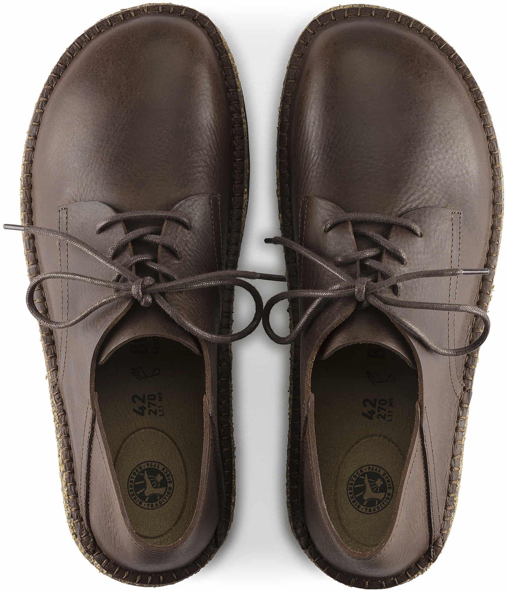 Refurbished Birkenstock Gary Natural Leather Unisex Shoes - Reebelo United Kingdom