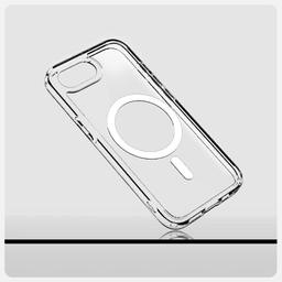 Blacktech Magnetic Clear Phone Case for iPhone 16e