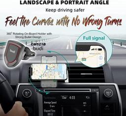 Magnetic Bullet Car Mount Holder (CM521B) - Black - Brand New