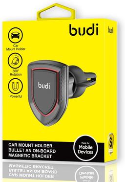 Magnetic Bullet Car Mount Holder (CM521B) - Black - Brand New