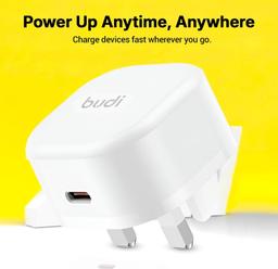 Mini 20W USB-C PD Home Charger AC361UWS (UK Type) - White - Brand New