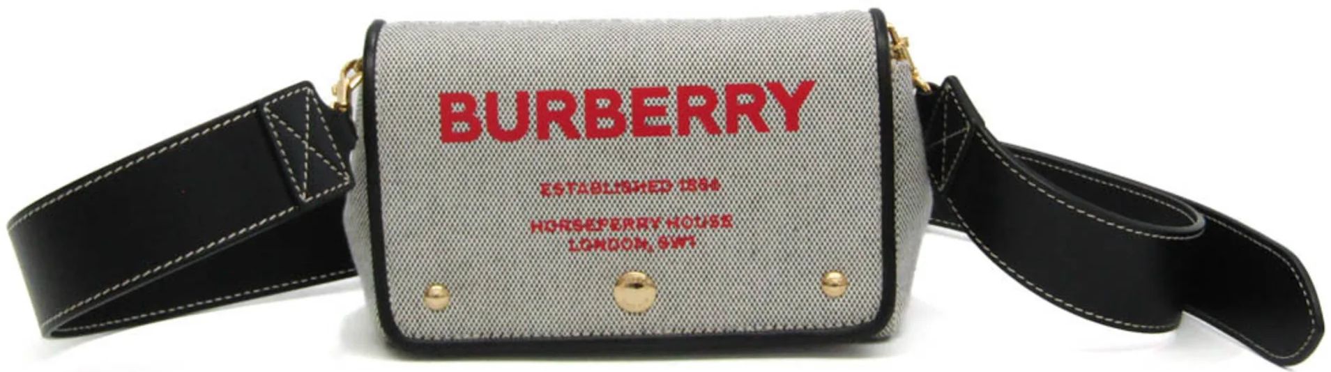 Burberry Canvas Leather Shoulder Bag