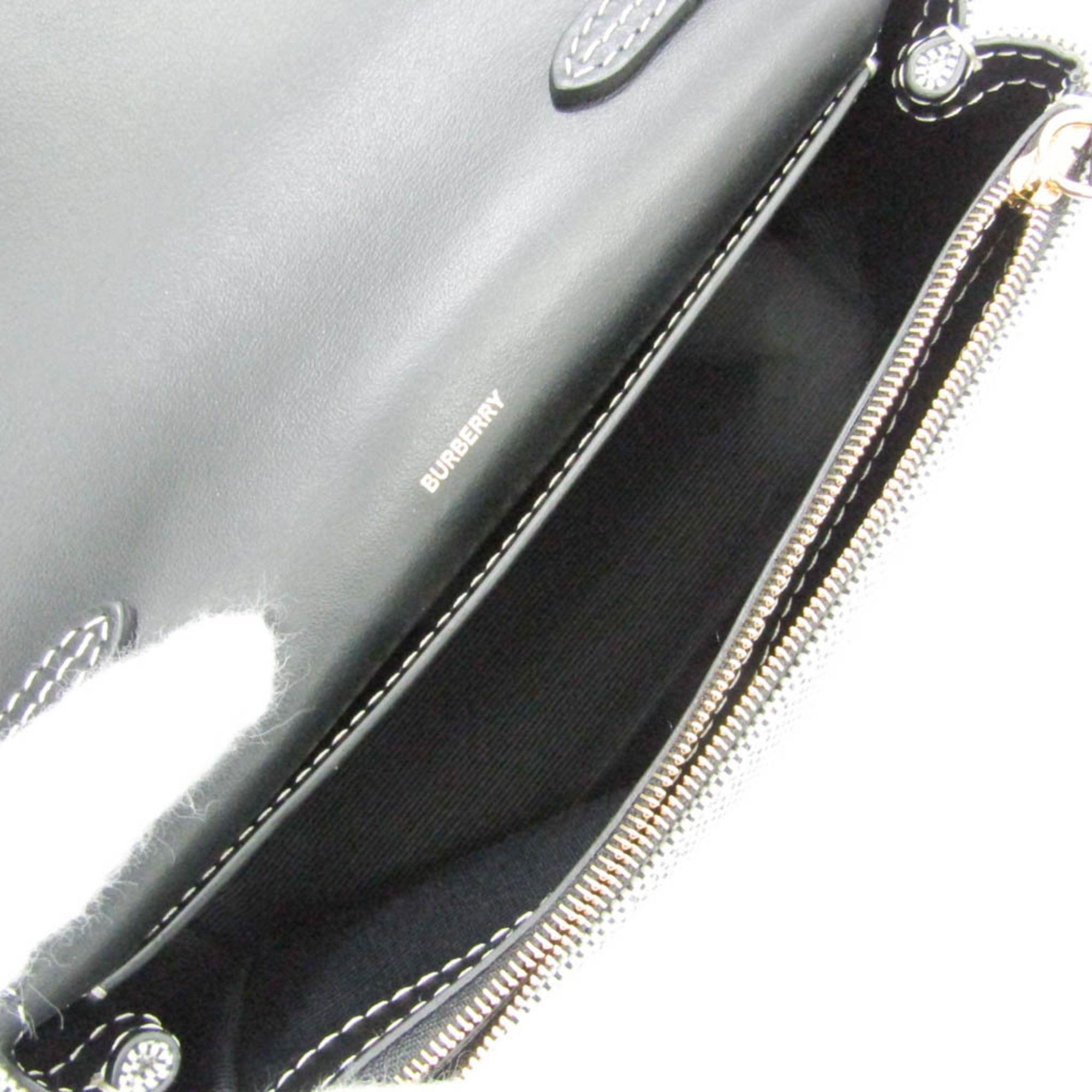 Burberry Canvas Leather Shoulder Bag