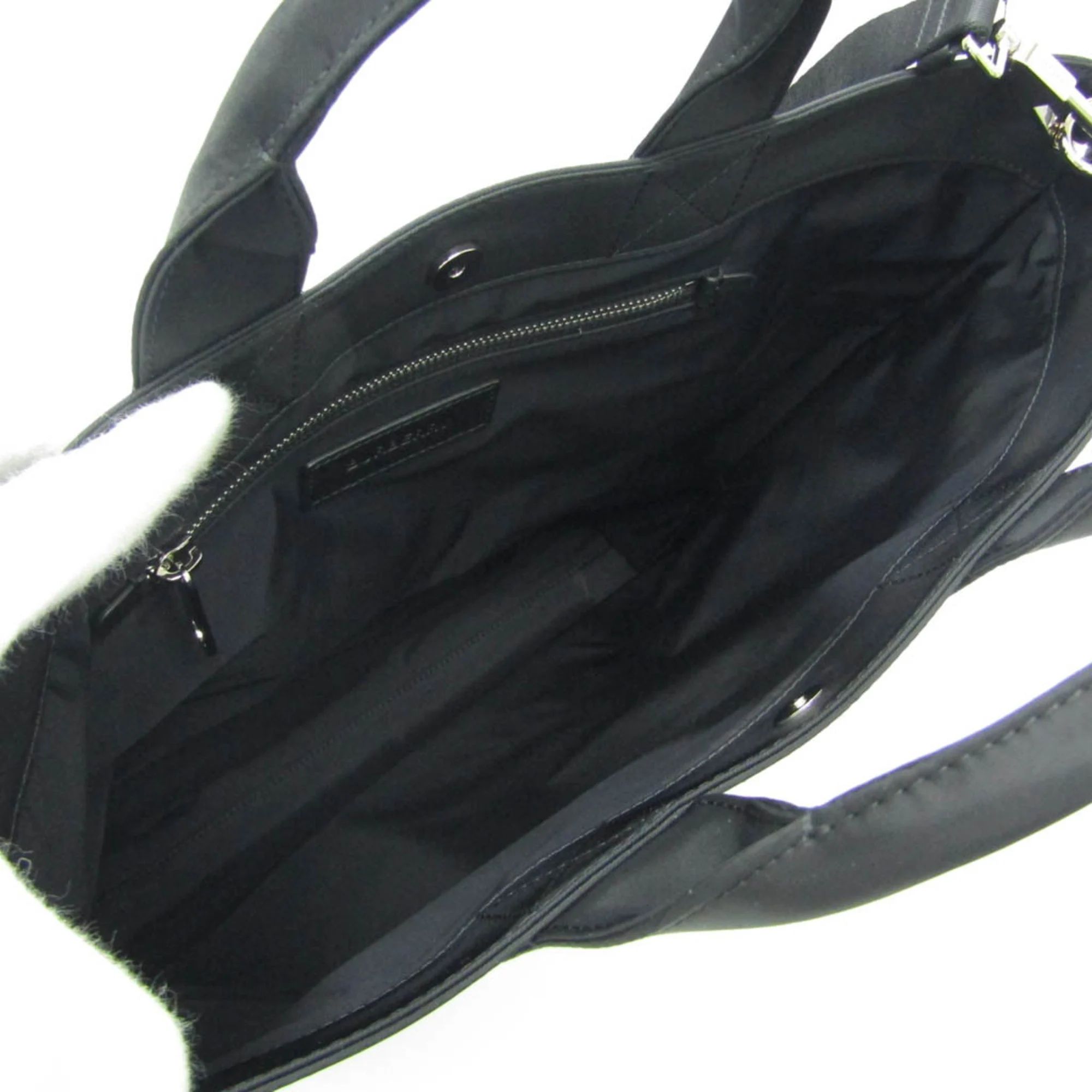 Burberry Leather Nylon Handbag Shoulder Bag