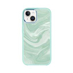 Caseco iPhone 15 Case With MagSafe - Green Swirl