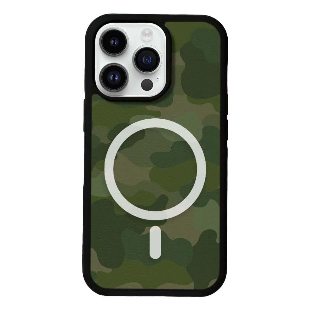 Caseco MagSafe iPhone 13 Pro Green Camo Case