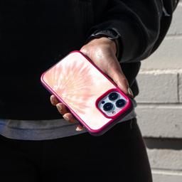 Refurbished Caseco MagSafe iPhone 13 Pro Max Orange Tie Dye Case - Reebelo United Kingdom