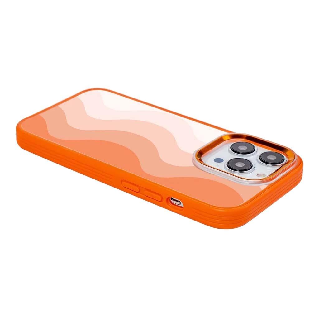 Refurbished Caseco MagSafe iPhone 14 Pro Max Orange Wave Case - Reebelo United Kingdom