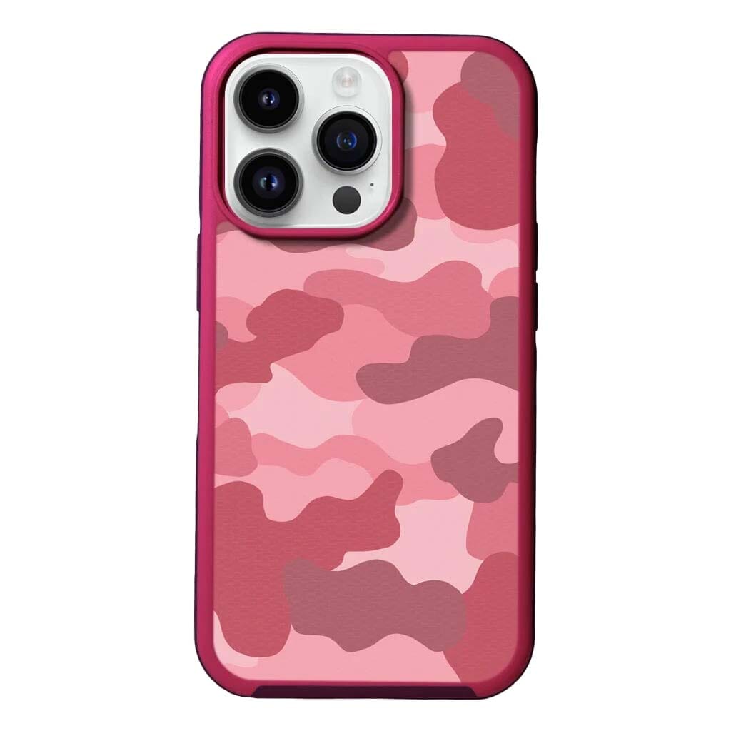 Caseco MagSafe iPhone 14 Pro Pink Camo Case