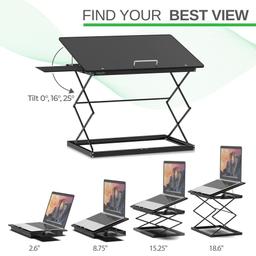 CD4 Ergonomic Laptop Stand and Standing Desk