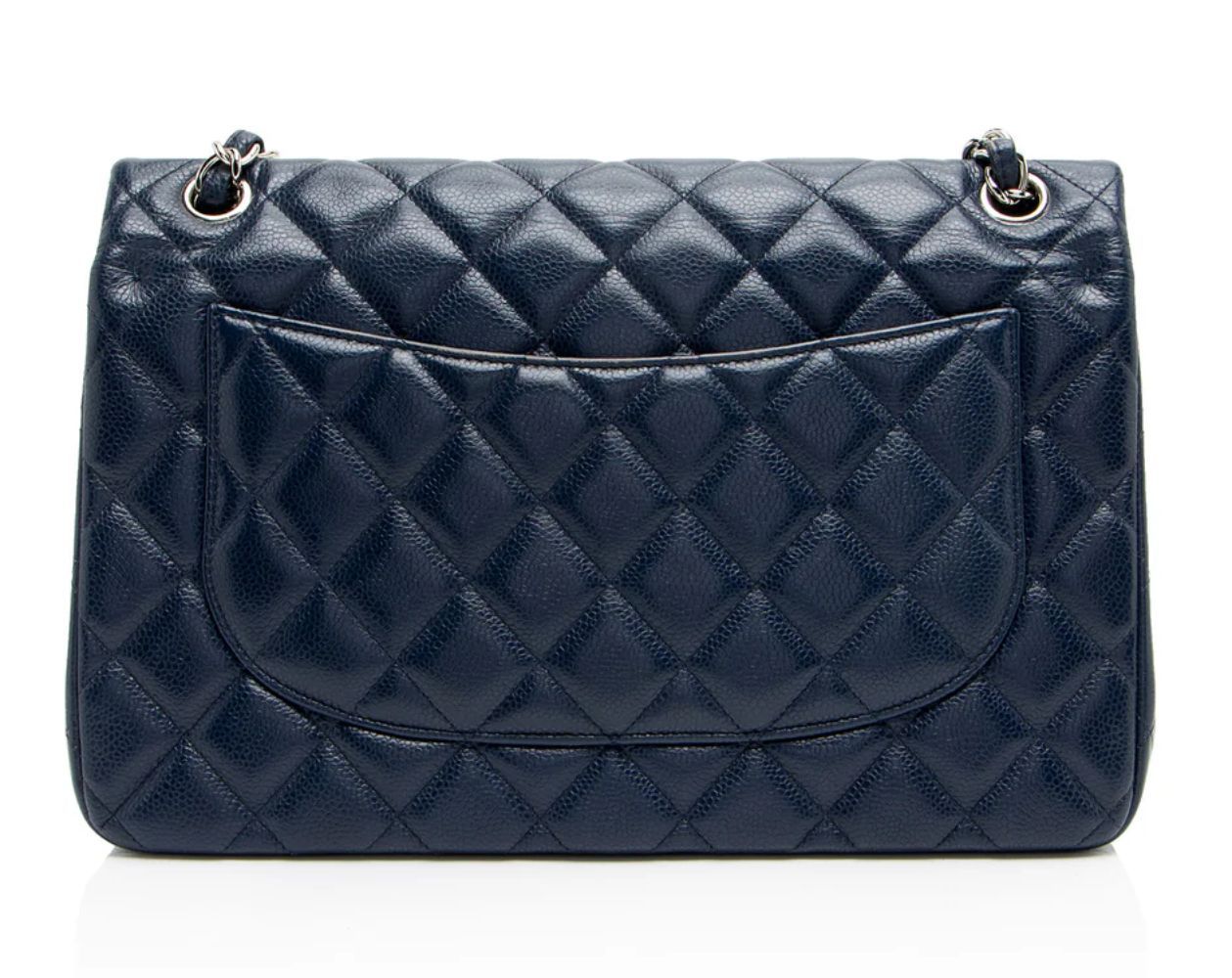 Chanel Caviar Leather Classic Jumbo Double Flap Bag