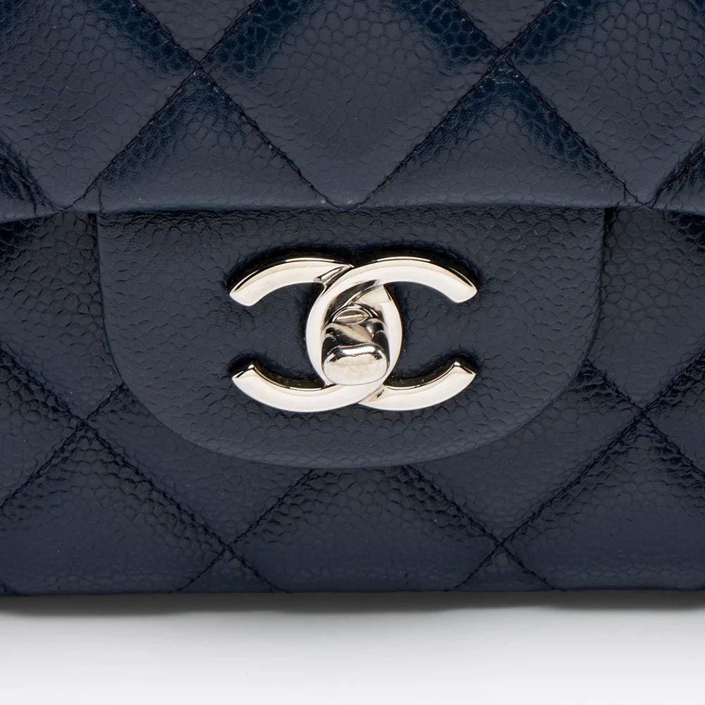 Chanel Caviar Leather Classic Jumbo Double Flap Bag