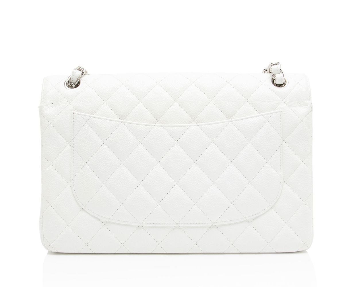 Chanel Caviar Leather Classic Jumbo Double Flap Bag
