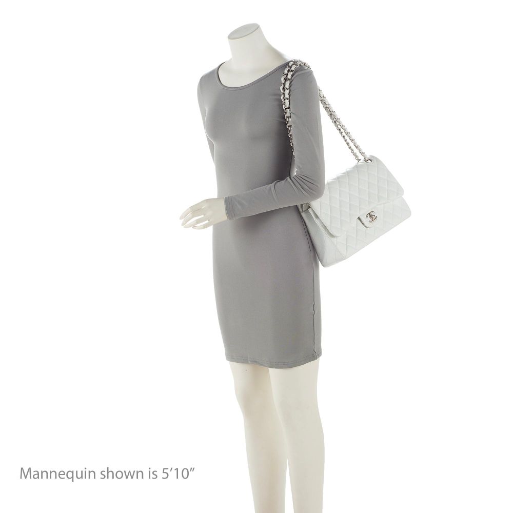 Chanel Caviar Leather Classic Jumbo Double Flap Bag