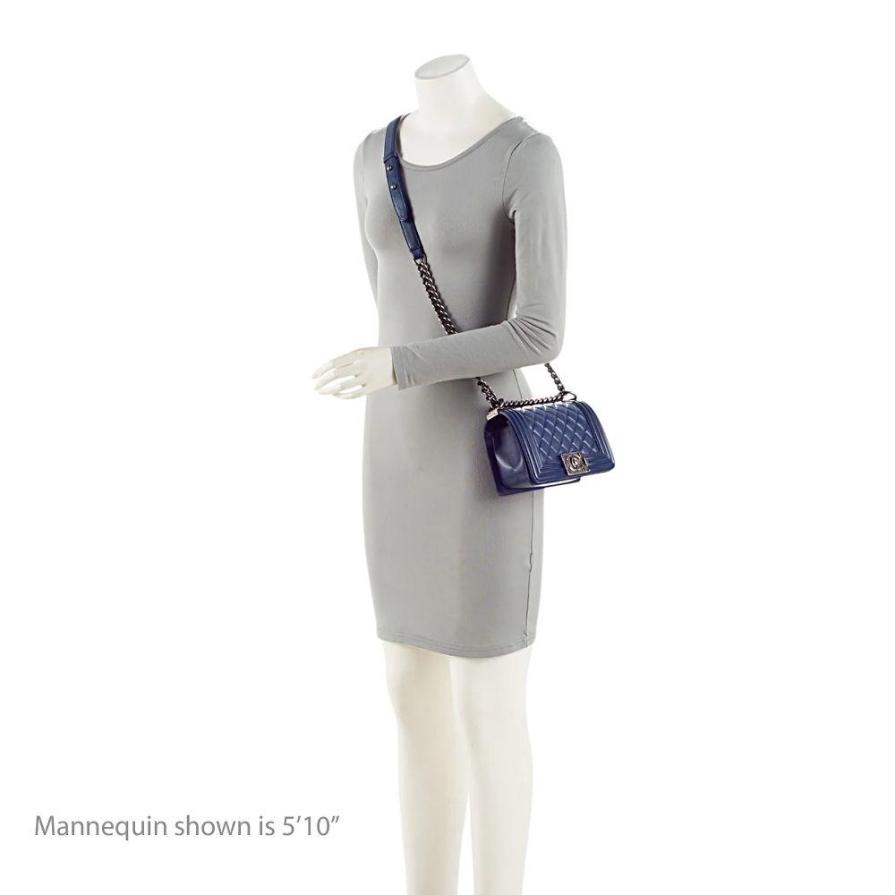 Refurbished Chanel Lambskin Small Boy Bag - Reebelo United Kingdom