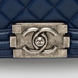 Refurbished Chanel Lambskin Small Boy Bag - Reebelo United Kingdom