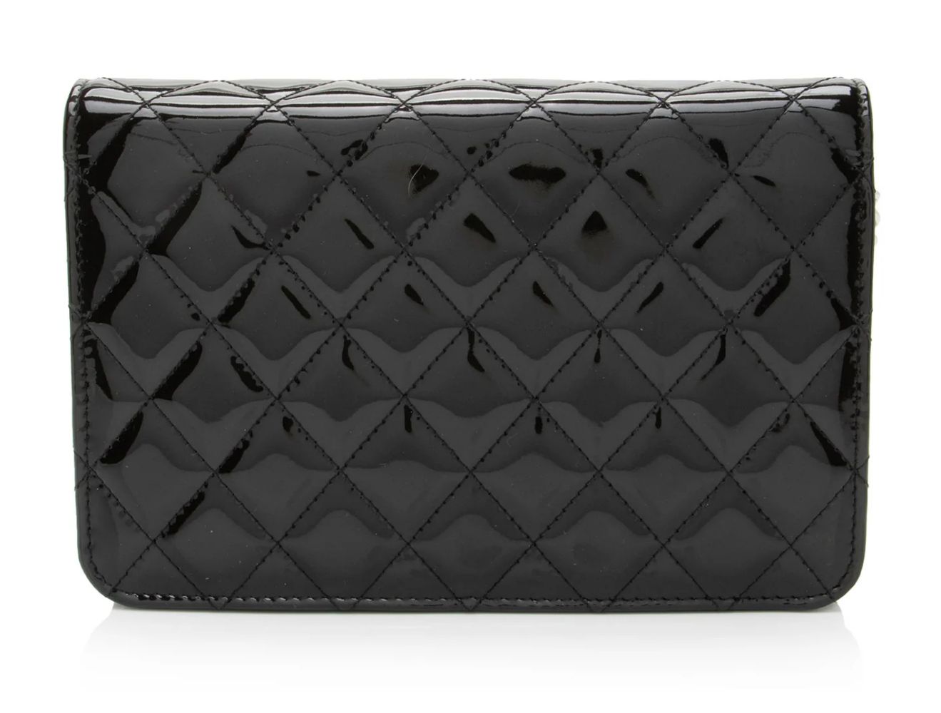 Chanel Patent Leather Classic Wallet on Chain