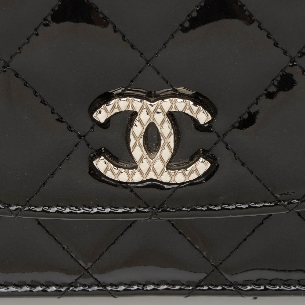 Chanel Patent Leather Classic Wallet on Chain