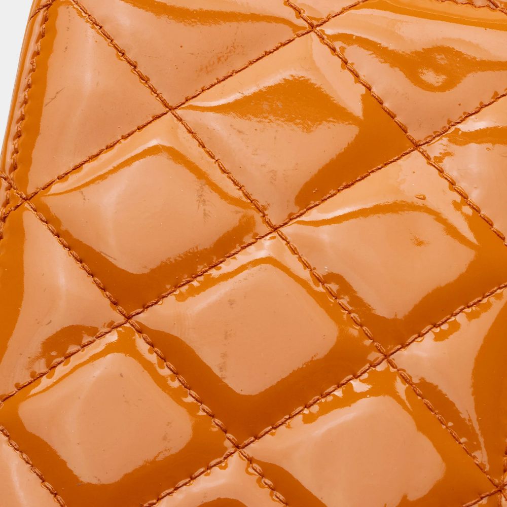 Chanel Patent Leather Classic Wallet on Chain