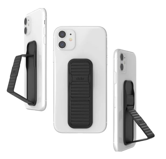 Clckr Stand & Grip Pebbled Line Phone Grip